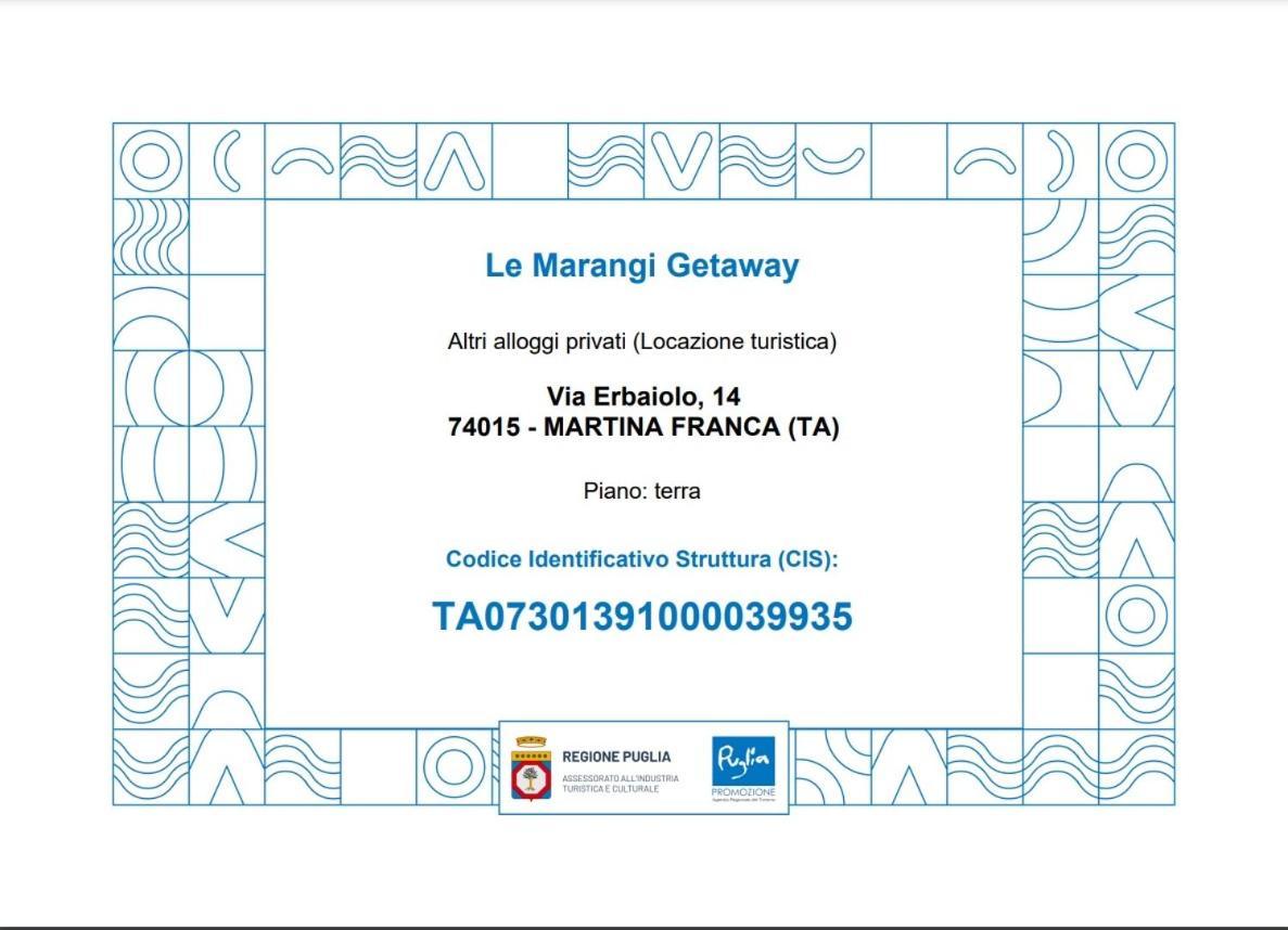 Le Marangi Getaway Suite มาร์ตินาฟรังกา ภายนอก รูปภาพ